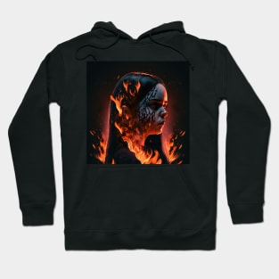 wednesday addams dark fire Hoodie